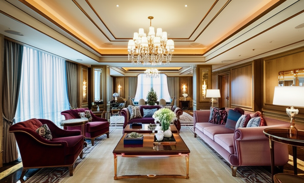 Modern hotel suite