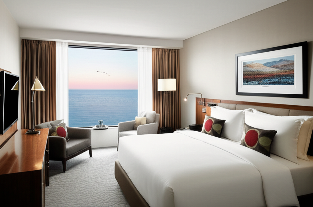 Modern hotel suite